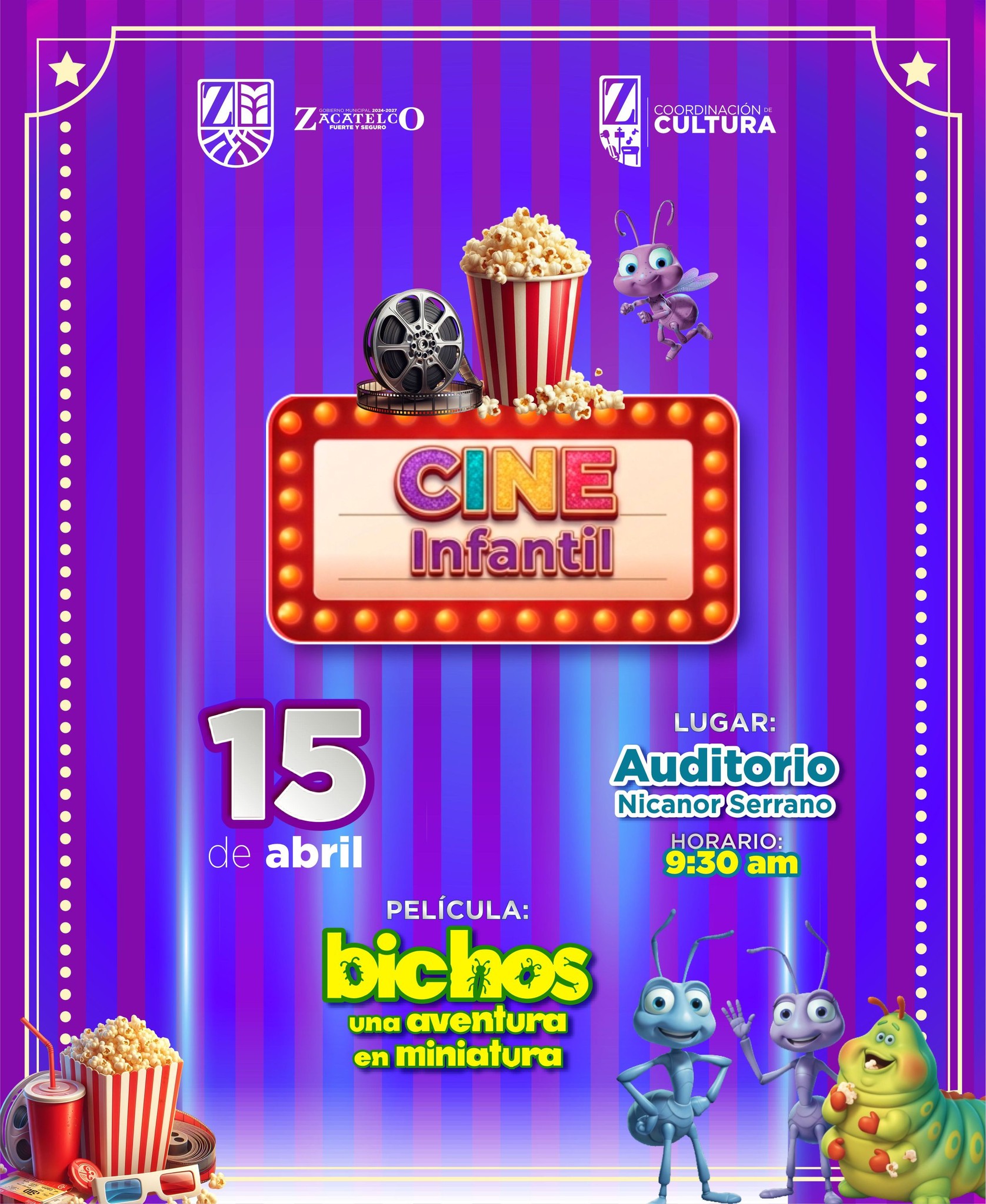 🎬🍿 ¡El cine llega a Zacatelco!