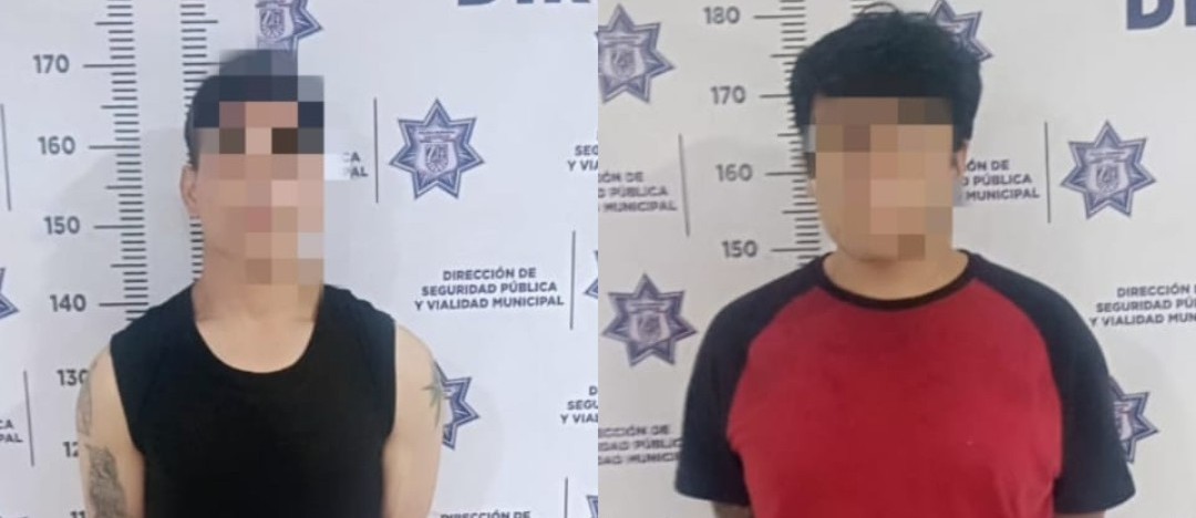 Policía Municipal de Zacatelco recupera vehículo robado y detiene a dos presuntos responsables